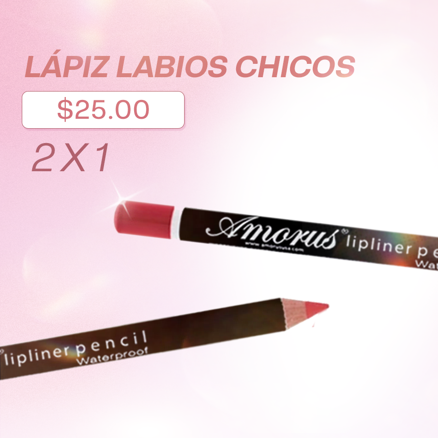 LÁPIZ DELINEADOR DE LABIOS | 2 x 1 TAMAÑO CHICO