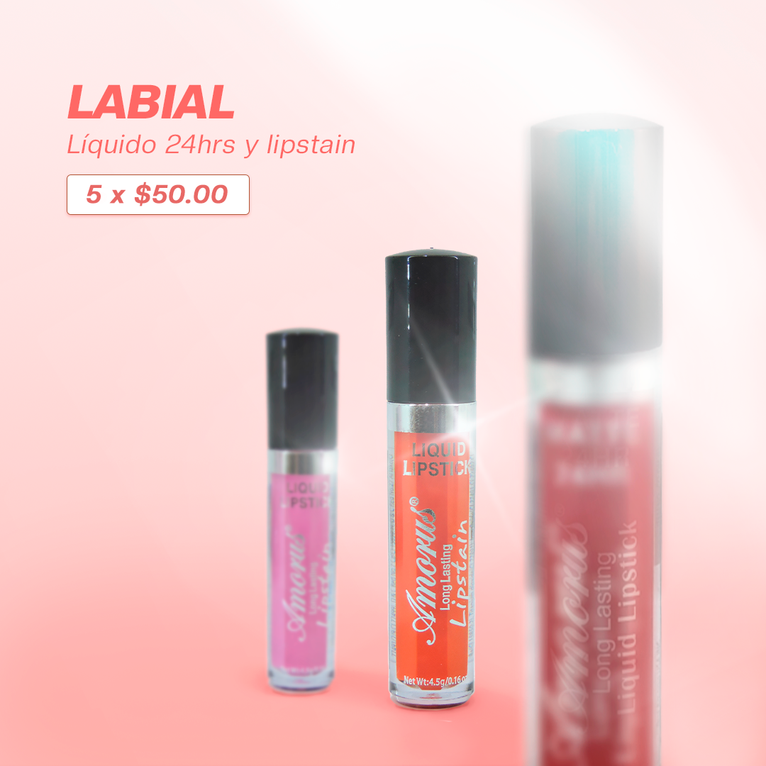 ¡PROMO!  LABIAL LÍQUIDO MATTE DE 24 HORAS  I  5 X $50