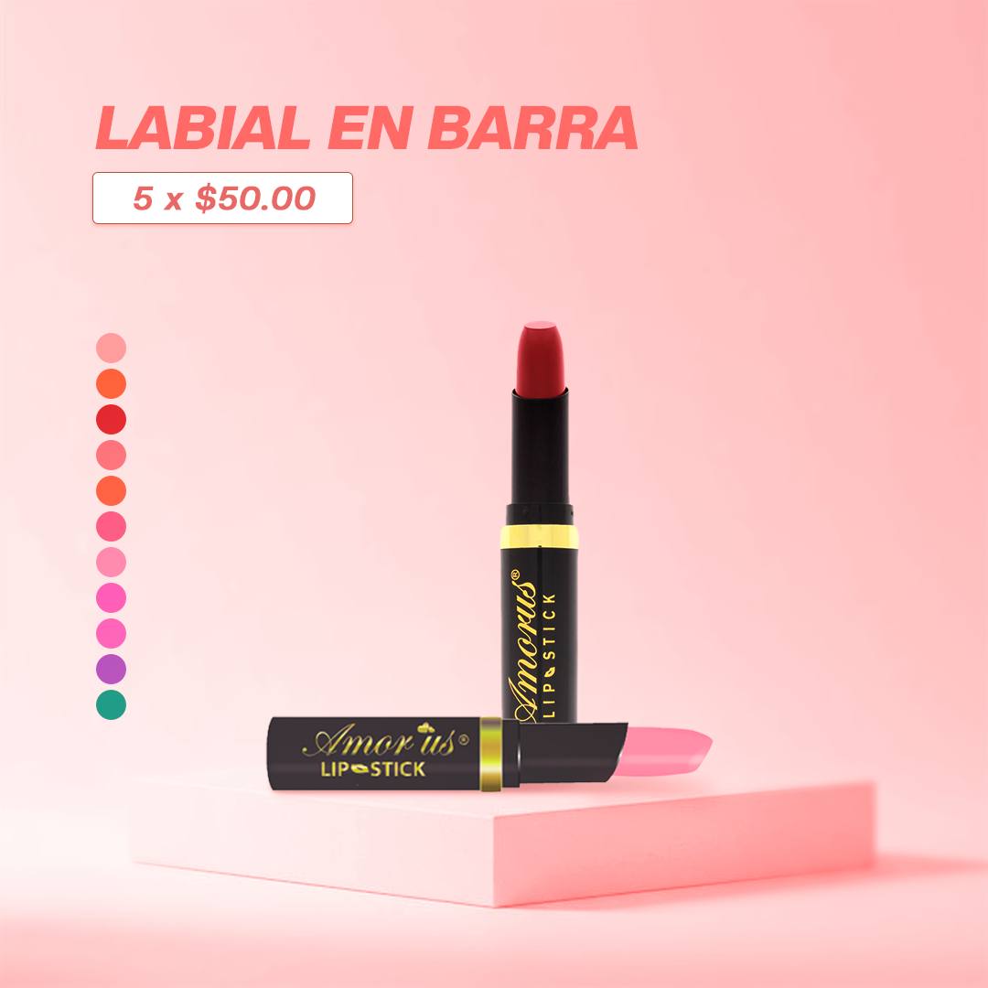 ¡PROMO! LABIAL EN BARRA  I  5 X $50