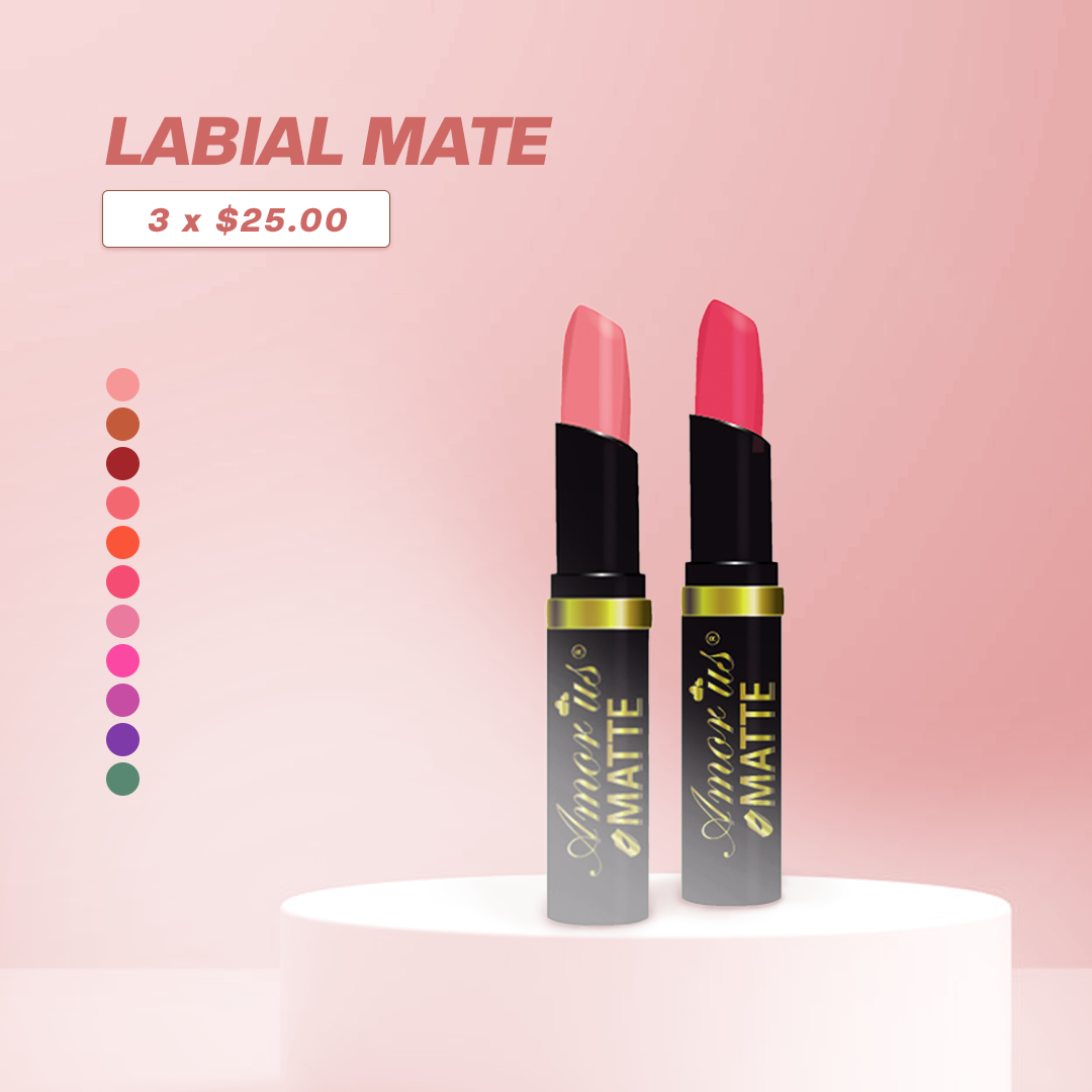 ¡PROMO! LABIAL EN BARRA MATTE I 3 X $25