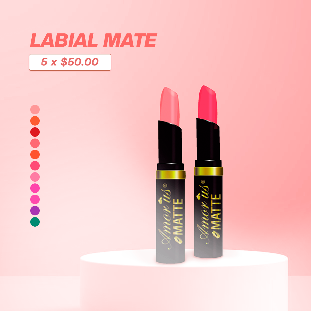 ¡PROMO!  LABIAL EN BARRA MATTE       I   5 X $50
